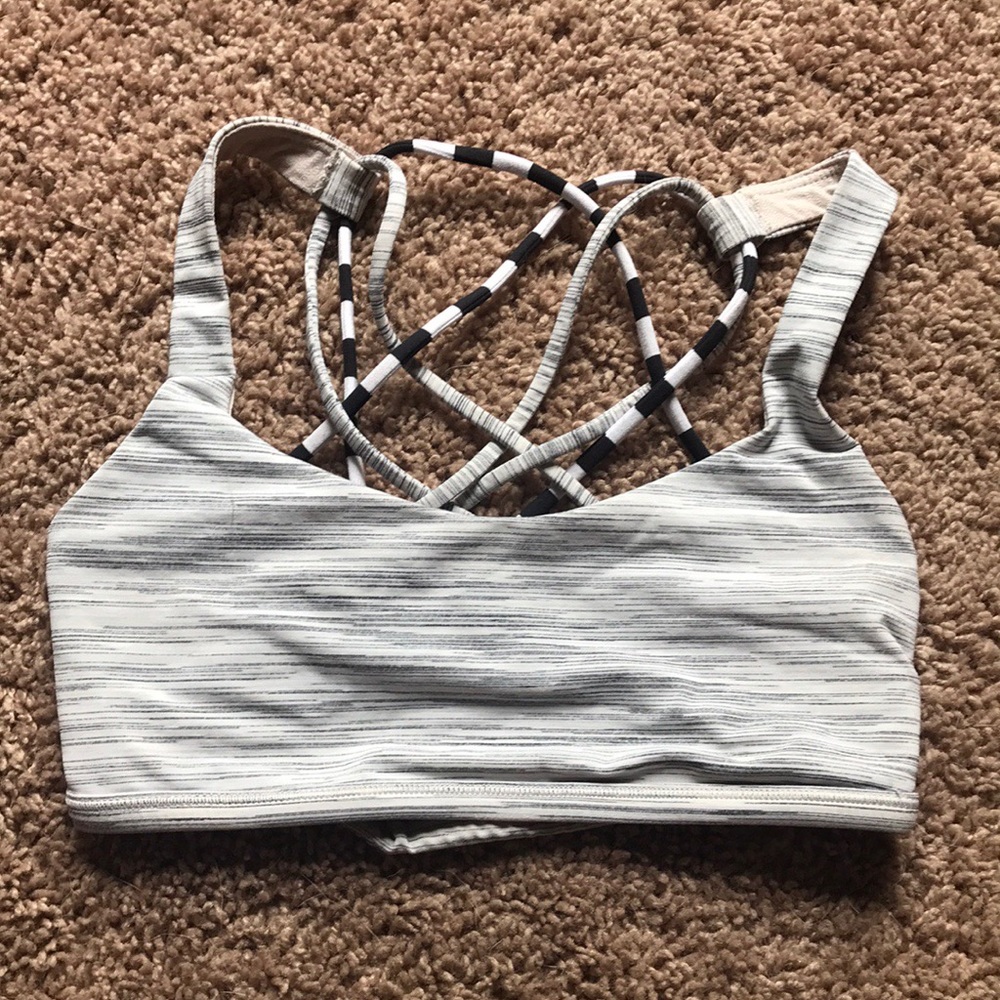 Lululemon strappy sports bra